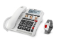 Preview: Verstärktes Notruftelefon mit Notrufarmband Geemarc CL610