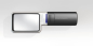 Preview: Loupe de poche avec lumière mobilux LED carrée 75x50mm 4x grossissement Eschenbach