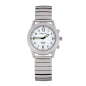 Preview: Orologio da polso da donna parlante con funzione touch in metallo con cinturino in metallo a strappo Senso Marschall