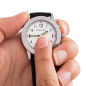 Preview: Orologio da polso da donna parlante con cinturino in pelle con funzione touch Senso Marschall