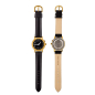 Preview: Sprechende Damen-Armbanduhr Black Edition Marschall