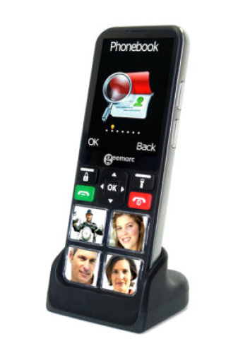 Geemarc  4G Mobiletelefon  mit Hörverstärkung, Fototasten, SOS-Taste und großem Display CL8000