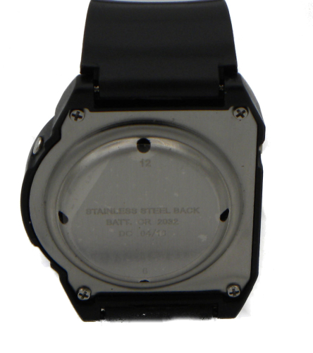 Montre-bracelet radio parlante Big Button Black Marshall