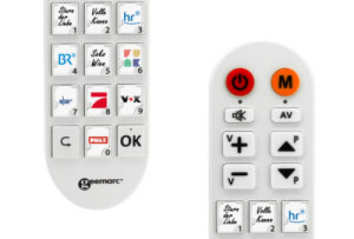 Universal Fernbedienung Infrarot mit 10 programmierbaren Fototasten Geemarc