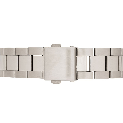 Orologio da polso radiocomandato ibrido solare per lui e per lei con bracciale in acciaio inossidabile Vario White Marschall