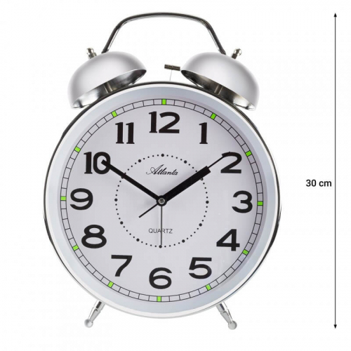 Quarzwecker mit Glockensignal Atlanta Groß