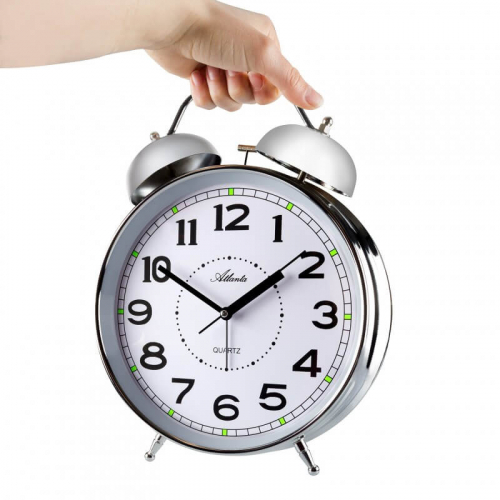 Quarzwecker mit Glockensignal Atlanta Groß