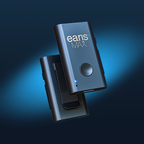 earisMAX Auracast Bluetooth Sendemikrofon mit Clip Humantechnik