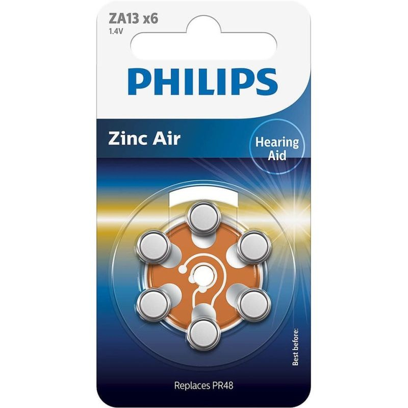Batterie per apparecchi acustici Philips 13