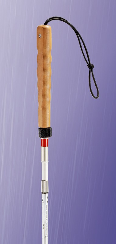 Faltbarer & Teleskopierbarer Blinden Taststock ohne Kugelspitze inkl. Gewinde