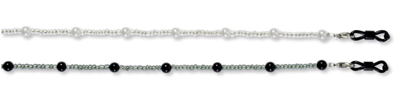 Brillenkette mit Synthetischen Perlen und Glasperlen Victoria