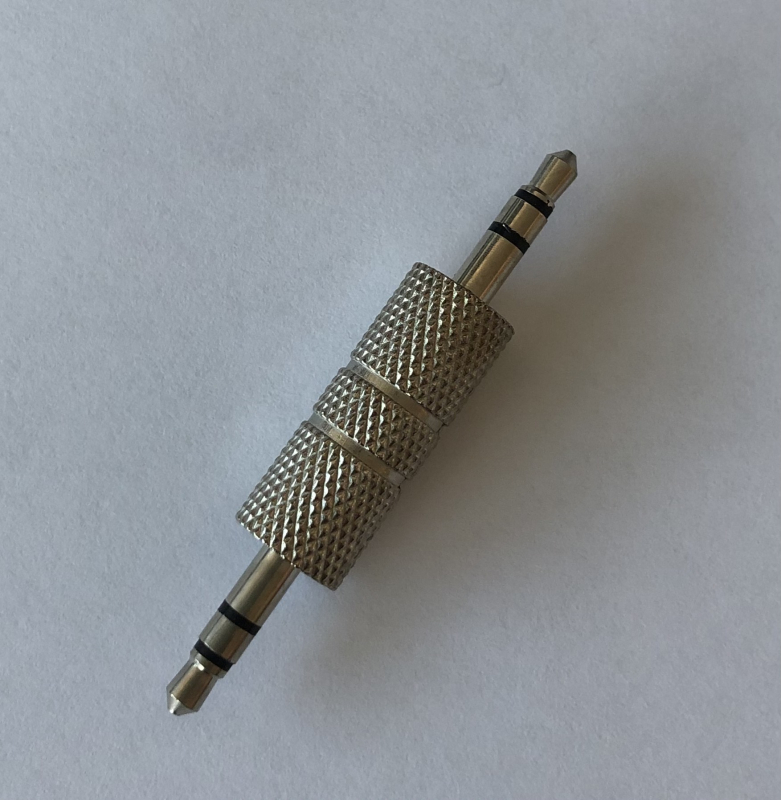 Audiokabelanschlussadapter Stecker-Stecker 3.5mm