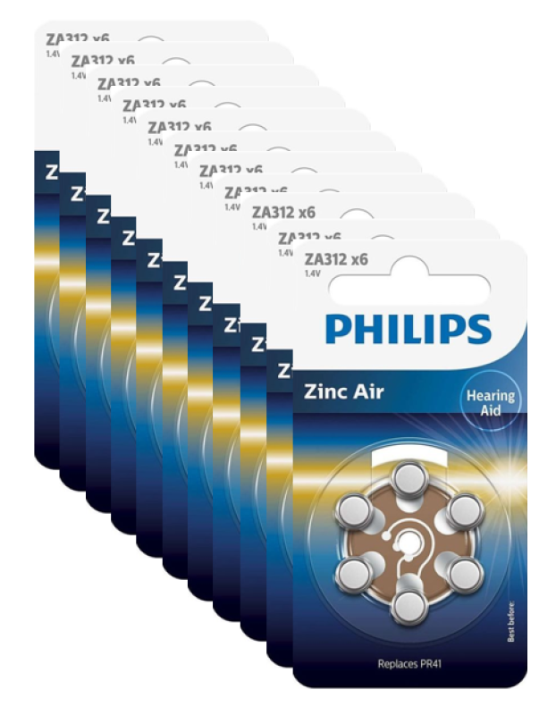 Hörgerätebatterien Philips 312
