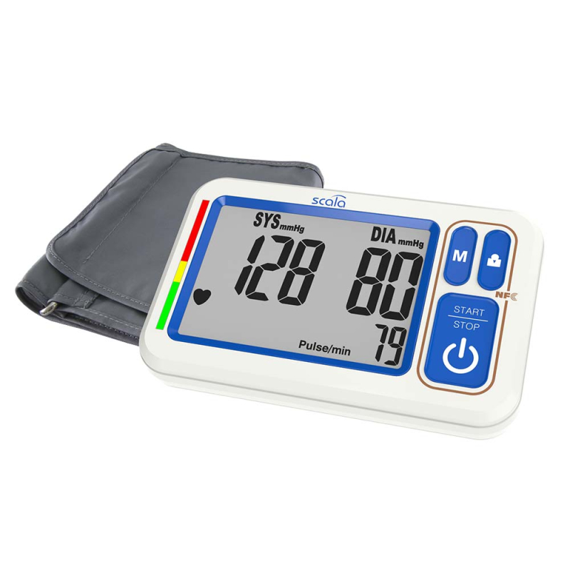 Digitales Oberarm-Blutdruckmessgerät SC 6750 NFC Scala