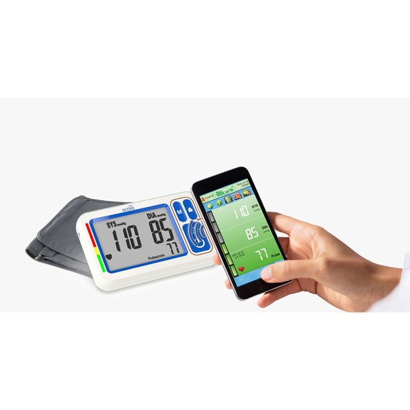 Digitales Oberarm-Blutdruckmessgerät SC 6750 NFC Scala