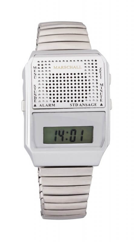 Montre-bracelet numérique parlante Marschall (Métal)