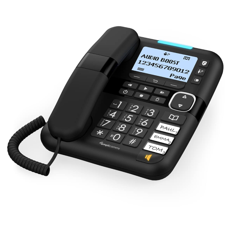 Amplicomms BigTel 1580 Combo téléphone pour seniors
