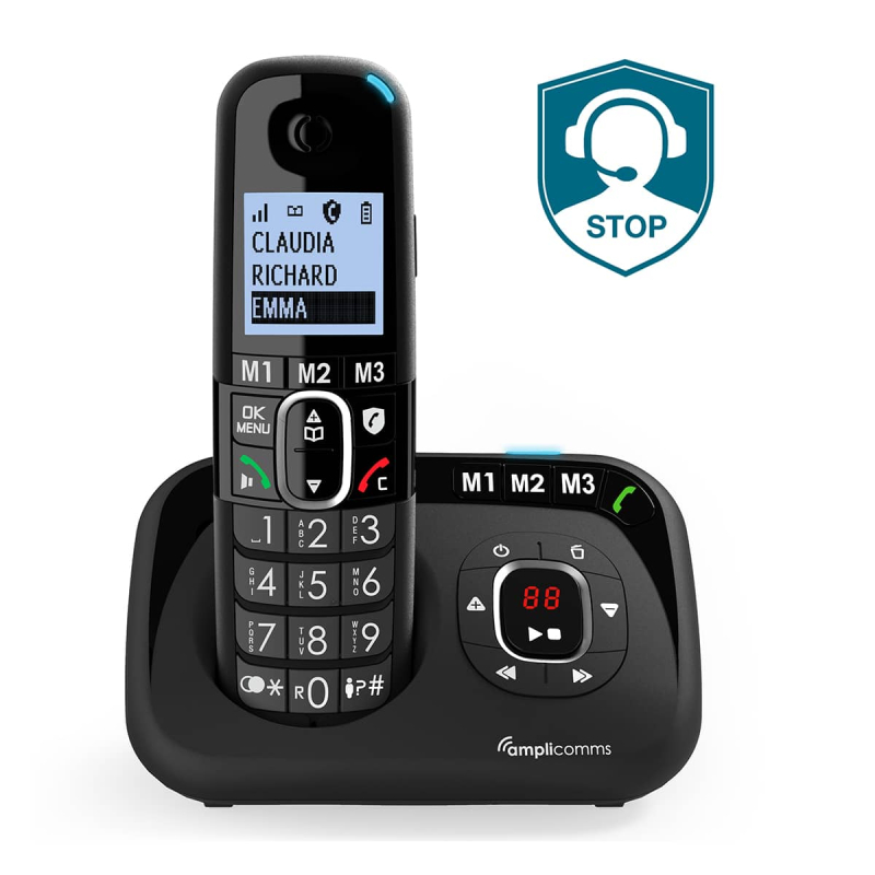 Amplicomms BigTel 1580 Téléphone pour seniors