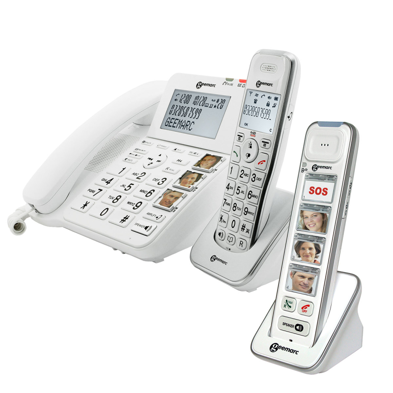 Geemarc Pack Senior Amplidect 295 avec deux combinés