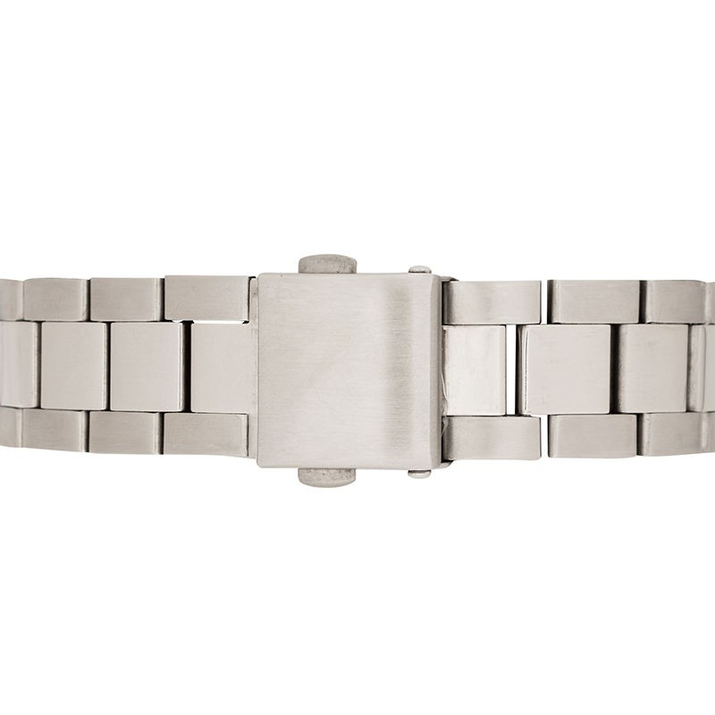 Orologio da polso radiocomandato ibrido solare per lui e per lei con bracciale in acciaio inossidabile Vario White Marschall