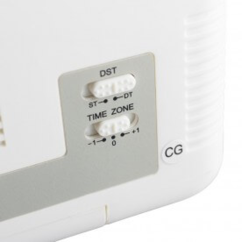 Sveglia radiocomandato parlante con display LCD illuminato Marschall