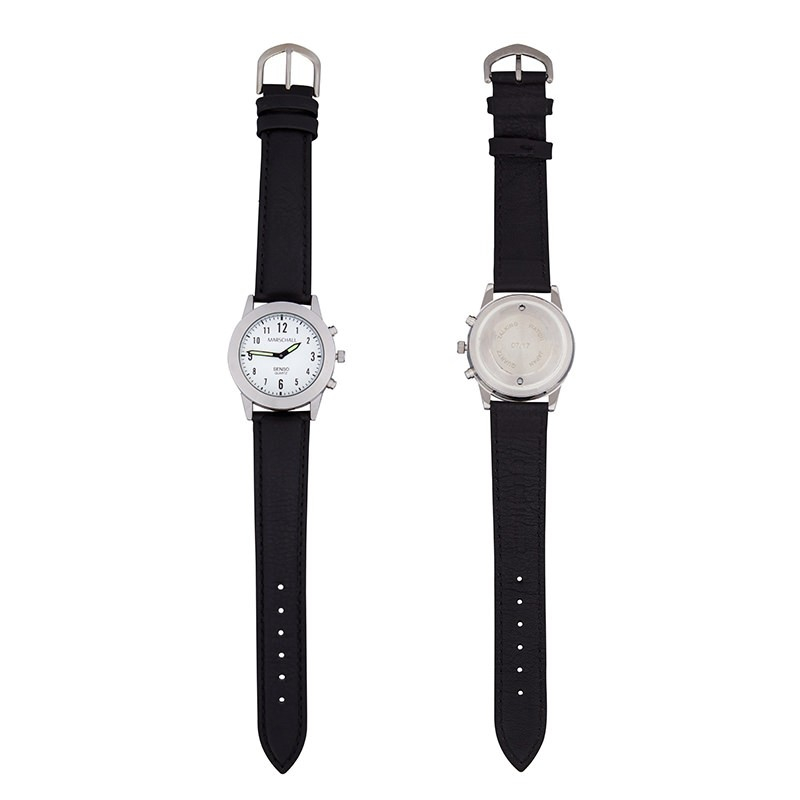 Orologio da polso da donna parlante con cinturino in pelle con funzione touch Senso Marschall