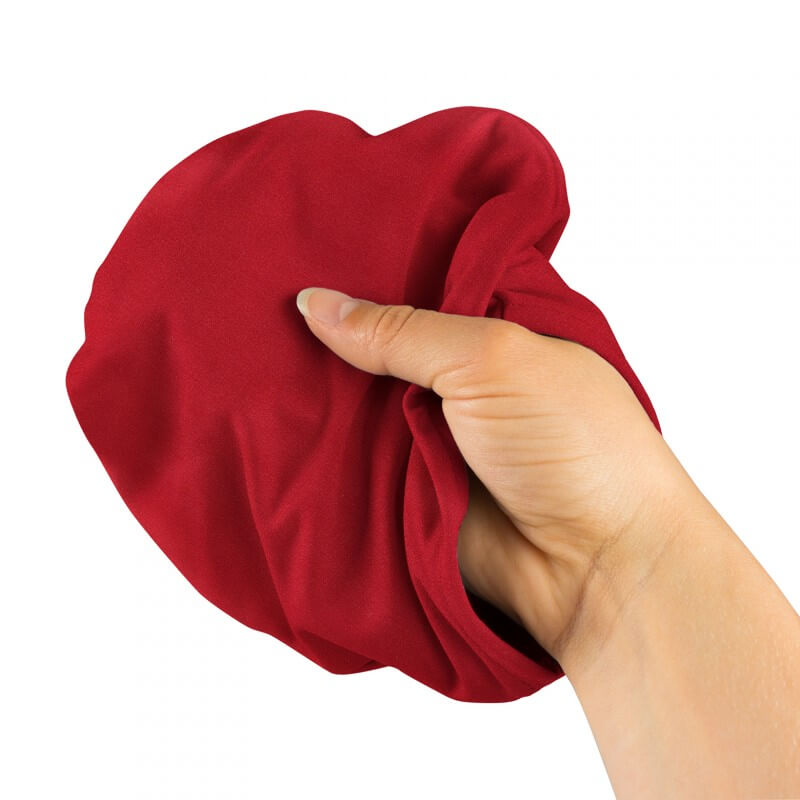 Gant en microfibre chiffon de nettoyage de lunettes rouge