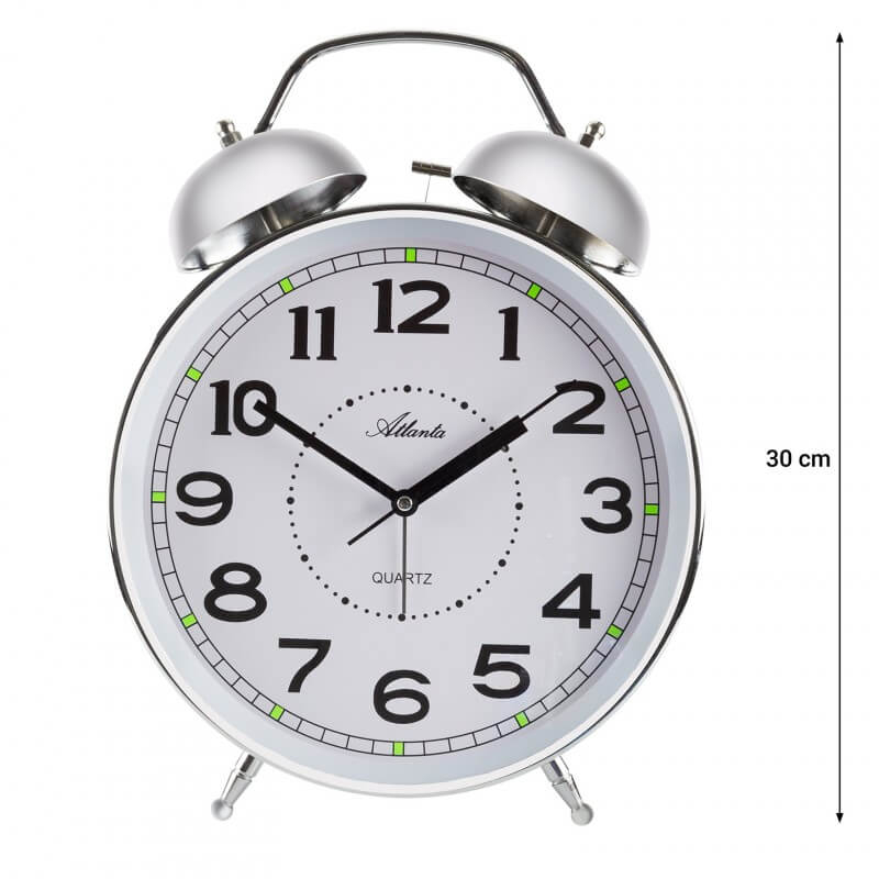 Quarzwecker mit Glockensignal Atlanta Groß