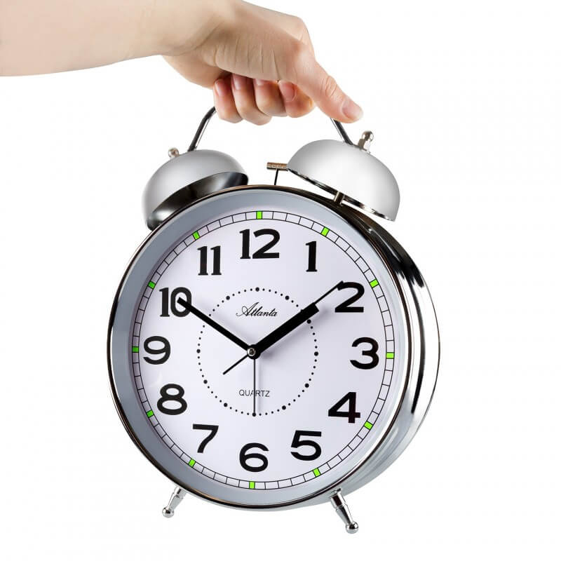Quarzwecker mit Glockensignal Atlanta Groß