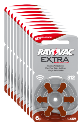Hörgerätebatterien Rayovac 312